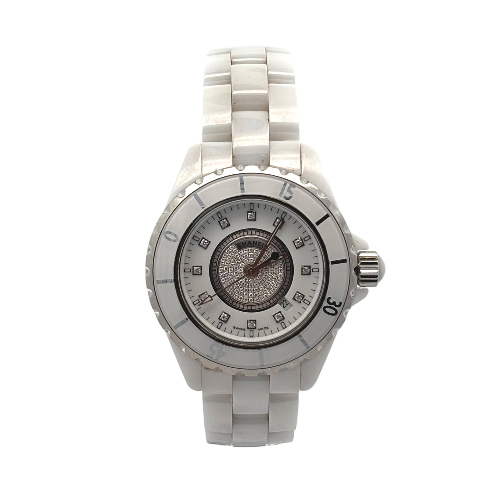 Chanel J12 Chromatic Ceramic White Diamond Dial (1 of 4)