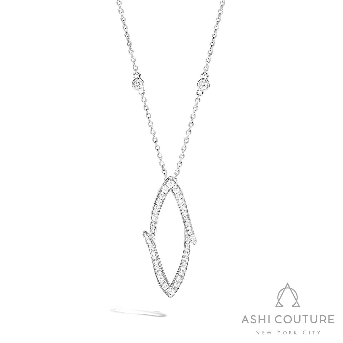 0.73 ctw Allure Diamond 18K White Gold Pendant: A testament to superior craftsmanship, this breathtaking Allure pendant featuring White Diamonds is unparalleled. Showcasing the gems in a Pave arrangement, the pendant consists of 3.15 grams of 18K W