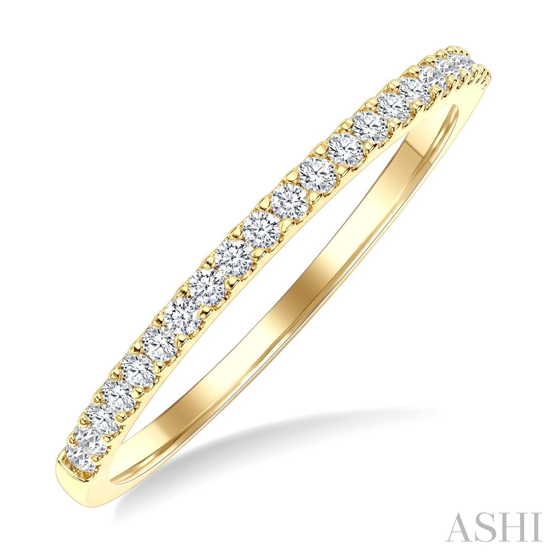 0.22 ctw White Diamond Pave 14K Yellow Gold Wedding Band: A symphony of light and color, this elegant Pave ring featuring Natural Diamonds embodies the pinnacle of luxury. Expertly mounted in a Band setting, the ring is crafted in 1.4 grams of solid 14K Yell