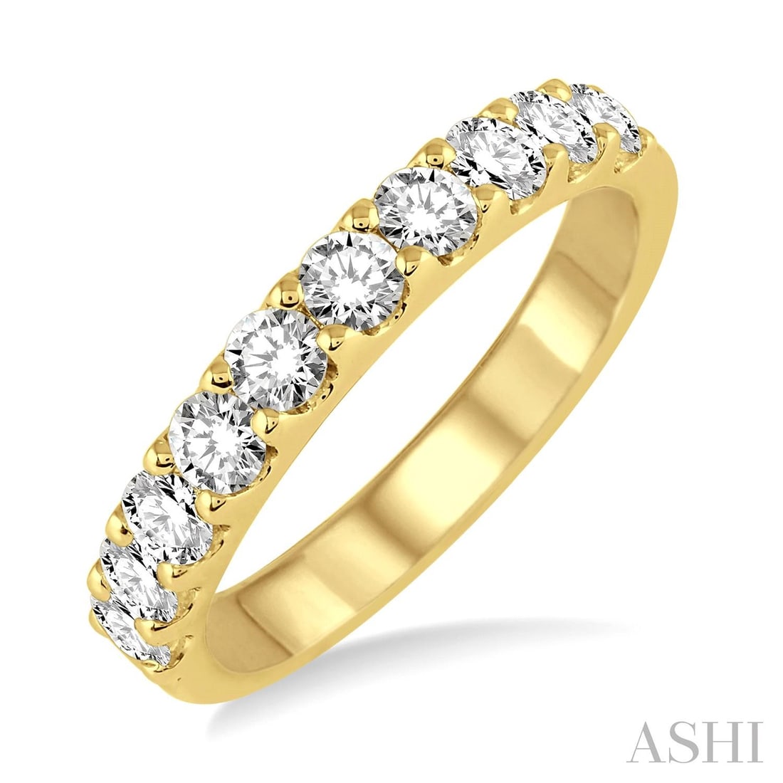 1.0 ctw Diamond 14K Yellow Gold Ring: Rare and radiant, this stunning Round Cut ring featuring Colorless Diamond offers a touch of the extraordinary. Crafted with precision, the Shared Prong setting is seamlessly integrated into 2.95 g of