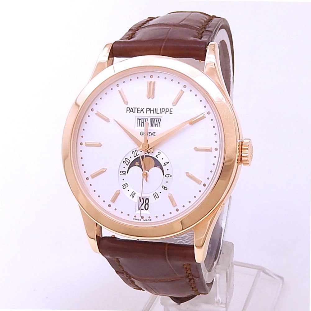 Patek Philippe Complications Annual Calendar 5396R-011 18k Rose Gold Silver Dial (1 of 7)
