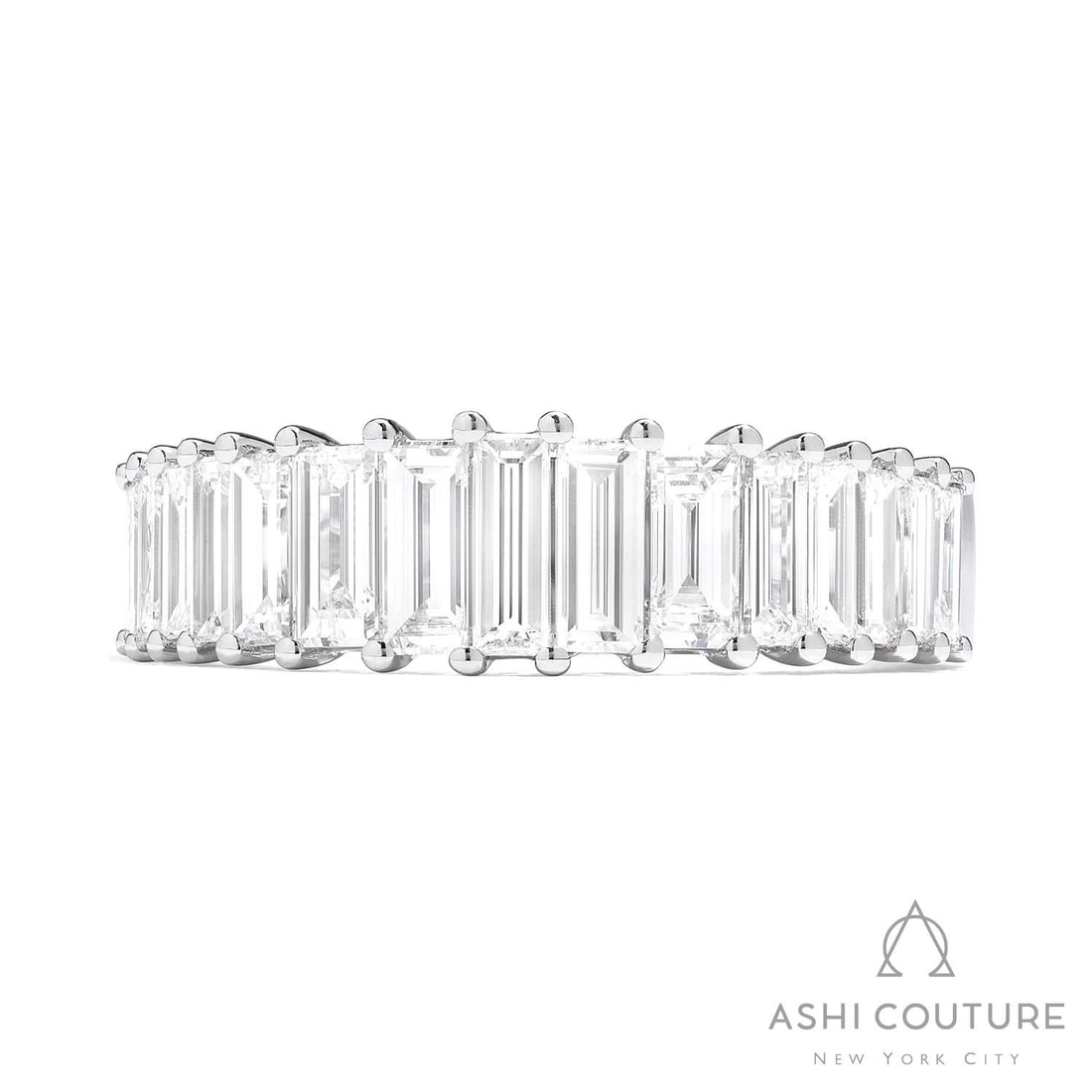 1.66 ctw Baguette Taper Diamond 18K White Gold Ring: Retail Value: $17,670 Rare and radiant, this magnificent Baguette Taper ring featuring White Diamond offers a touch of the extraordinary. The gemstones are nestled within a Band framework, supported b