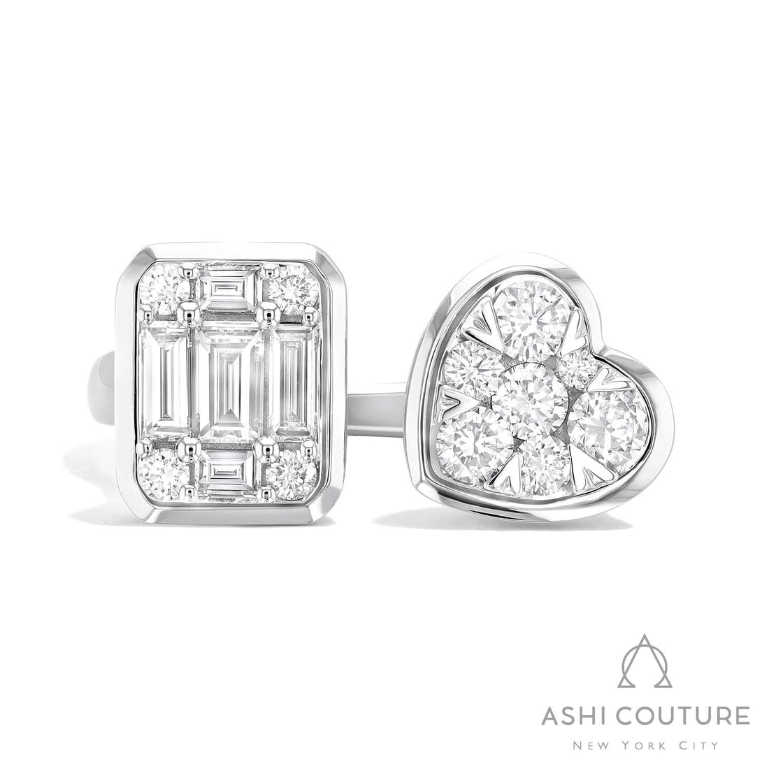 1.01 ctw Diamond Toi Et Moi Open Ring in 18K White Gold: A testament to superior craftsmanship, this breathtaking Toi Et Moi Open Ring ring featuring Natural Diamonds is unparalleled. Crafted with precision, the Toi et Moi setting is seamlessly integrated i