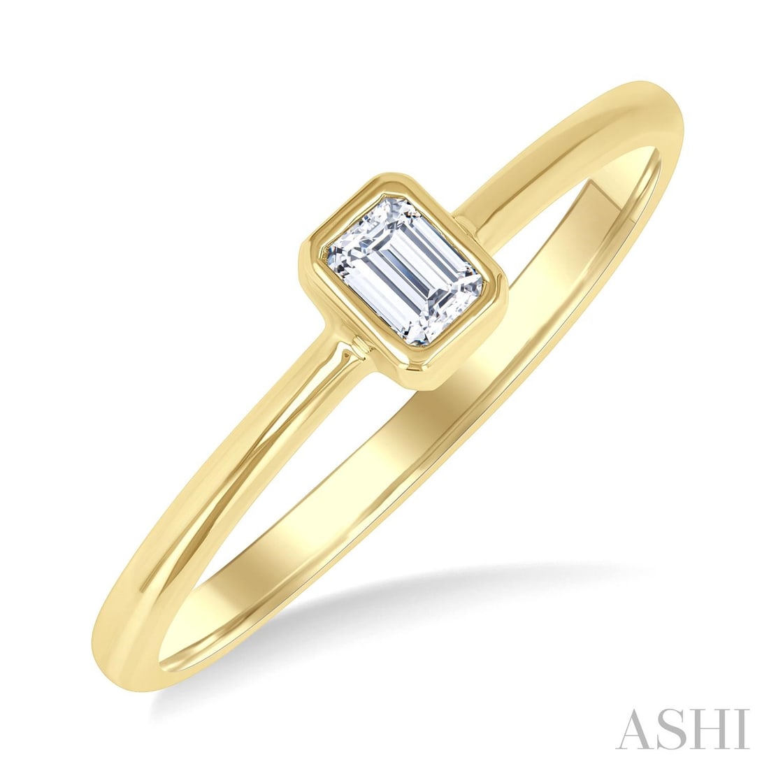 0.16 ctw Diamond 10K Yellow Gold Ring: Exuding opulence and grace, this elegant Petite ring featuring White Diamond is crafted for the distinguished. A detailed Bezel gallery secures the stones, rendered in 1.55 grams of lustrous 10K Yello