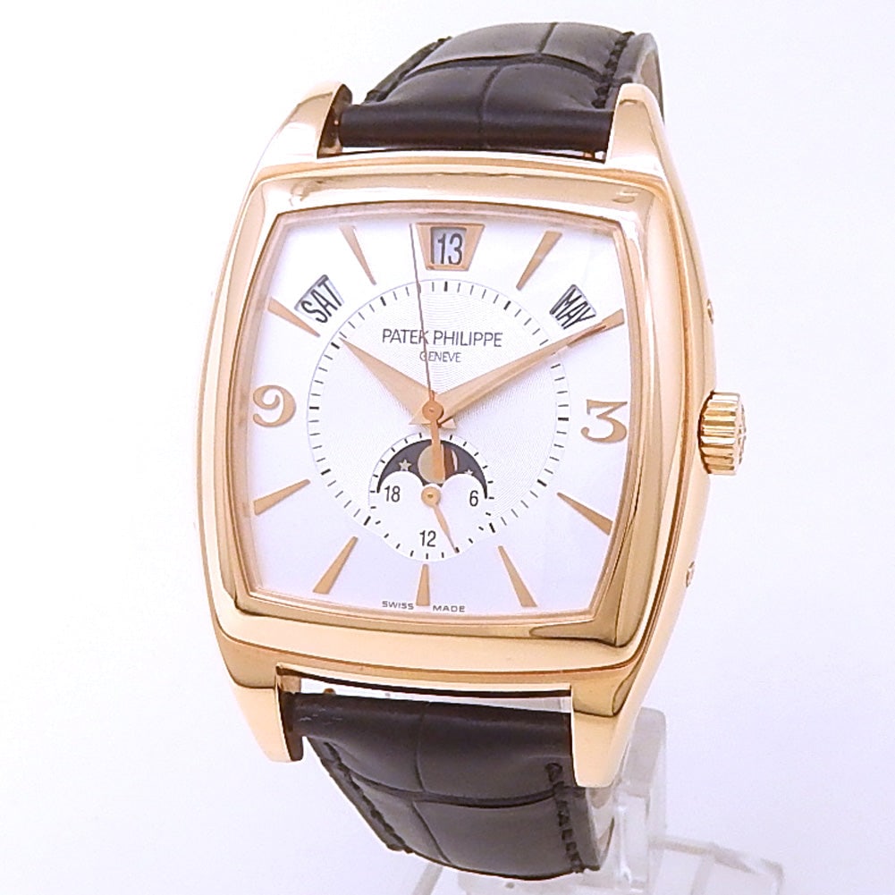 Patek Philippe Gondolo Calendario 5135R-001 18k Rose Gold Silver Dial (1 of 5)