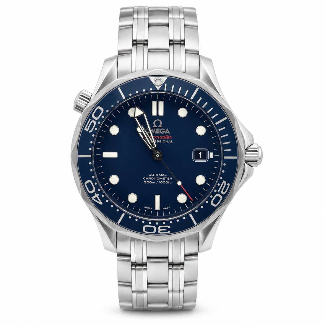 Omega Seamaster Diver 300 M 212.30.41.20.03.001 Steel Blue Dial: The Omega Seamaster Diver 300 M, Reference 212.30.41.20.03.001, is a quintessential diving watch. Housed in a robust stainless steel case, it features a captivating Blue dial with luminous hands a