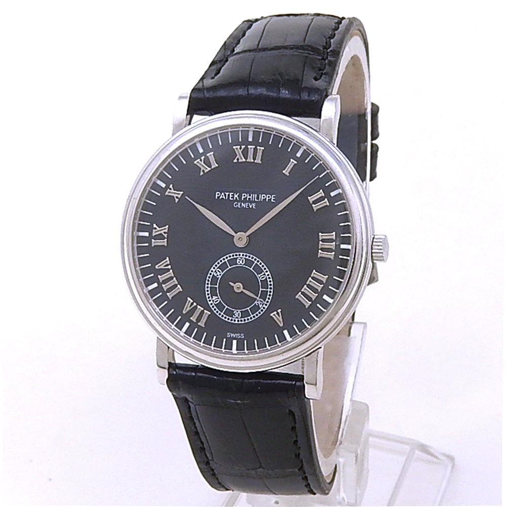 Patek Philippe Calatrava 5022 Platinum Black Dial (1 of 6)