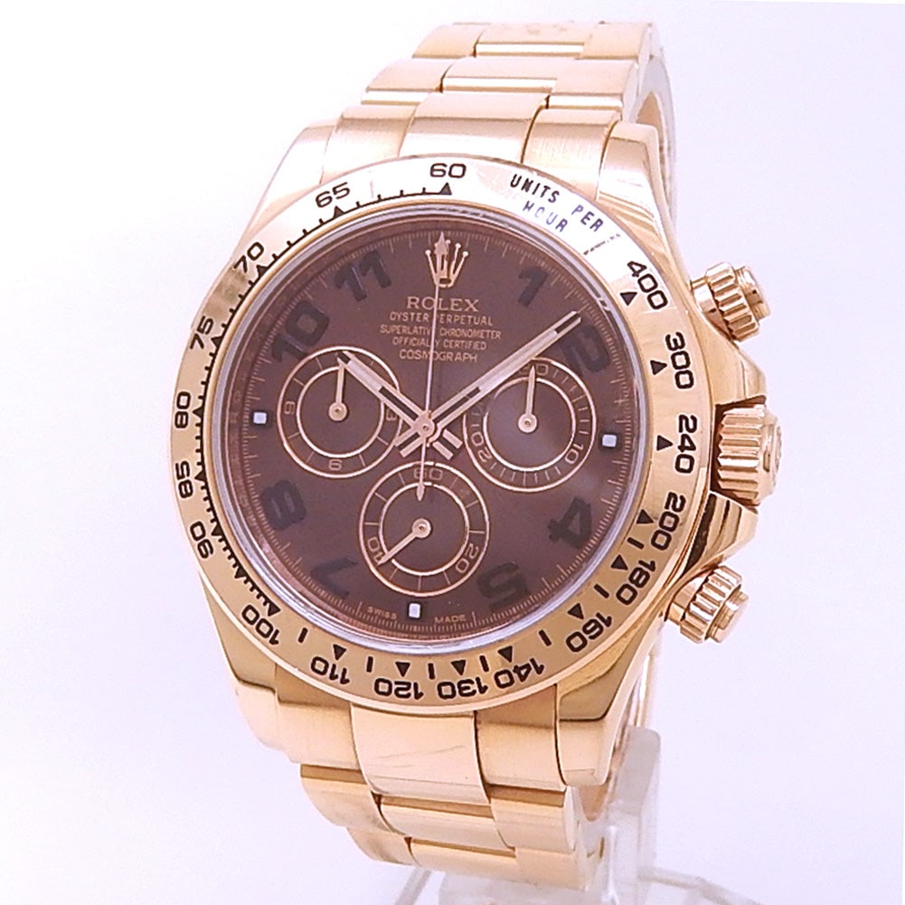 Rolex Daytona 116505 18k Rose Gold Chocolate Racing Dial (1 of 6)
