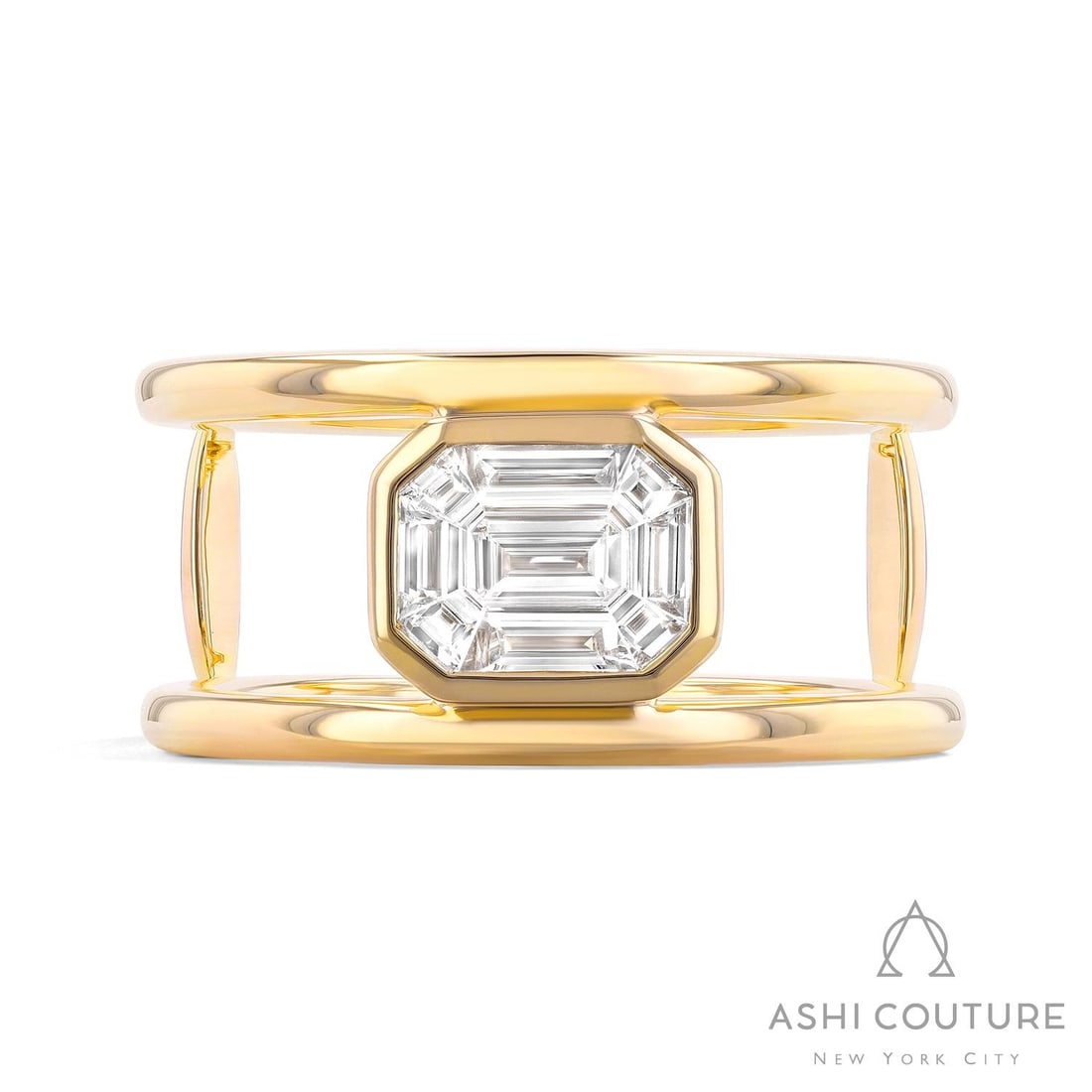0.55 ctw Empress Solitaire Diamond Bezel Set 18K Yellow Gold Ring: Epitomizing grandeur, this elegant Empress Solitaire ring featuring White Diamond stands as a beacon of refined taste. Crafted with precision, the Bezel setting is seamlessly integrated into 7.2 grams