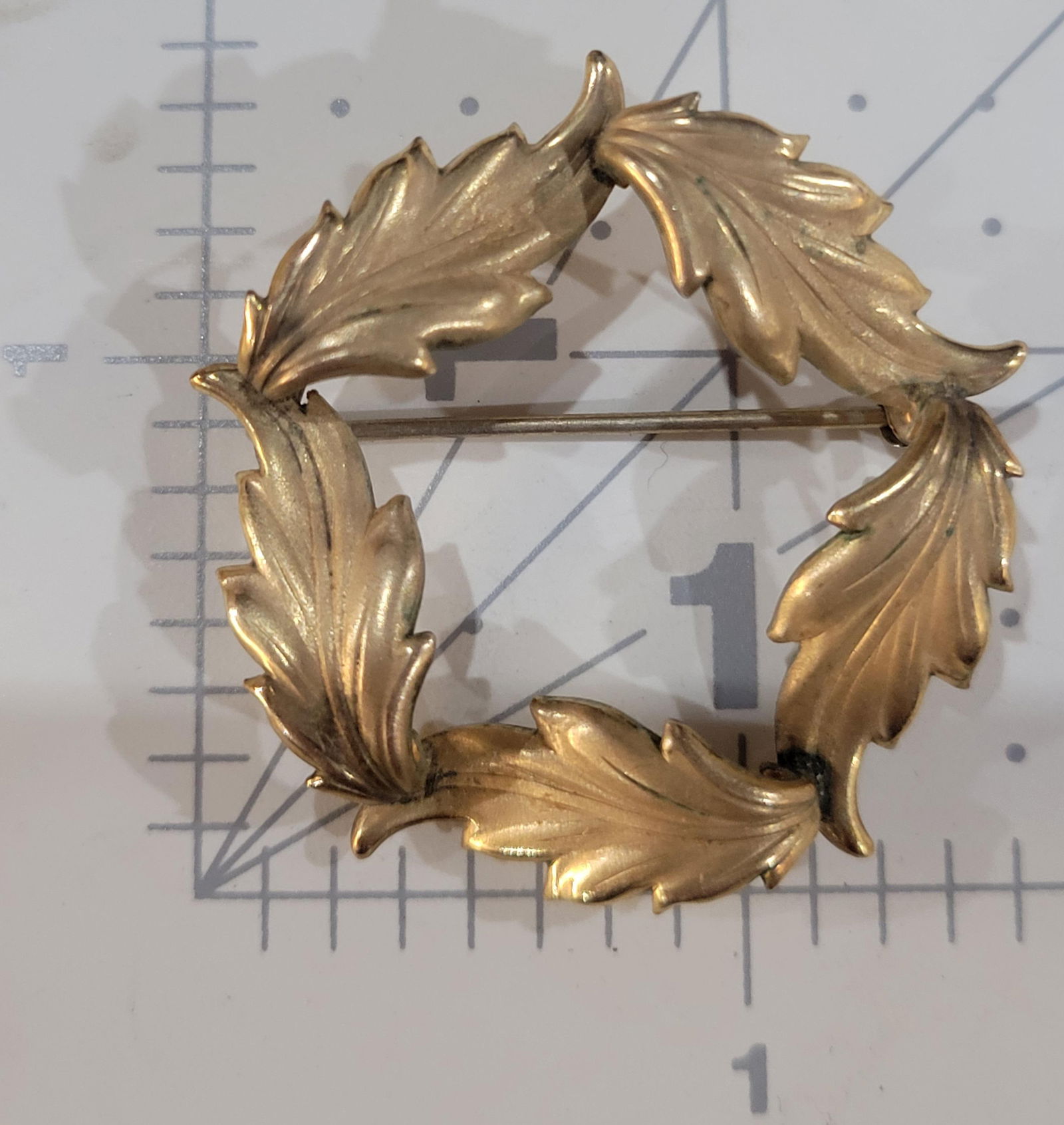 Leaf Brooch Pin - 4