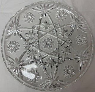Anchor Hocking Star & Cane Serving Tray – 11 Inch (1 of 2)