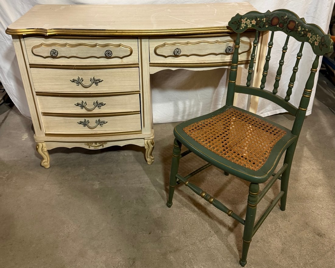 Vintage Desk with Chair (1 of 1)