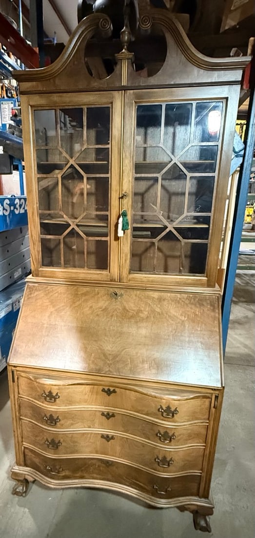 Antique Secretary Desk with Hutch (1 of 2)