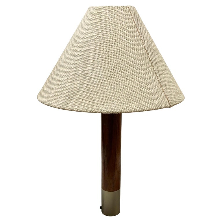 Nickel Básica M2 Table Dimmer Lamp by Santiago Roqueta For Santa & Cole w/ Shade (1 of 11)