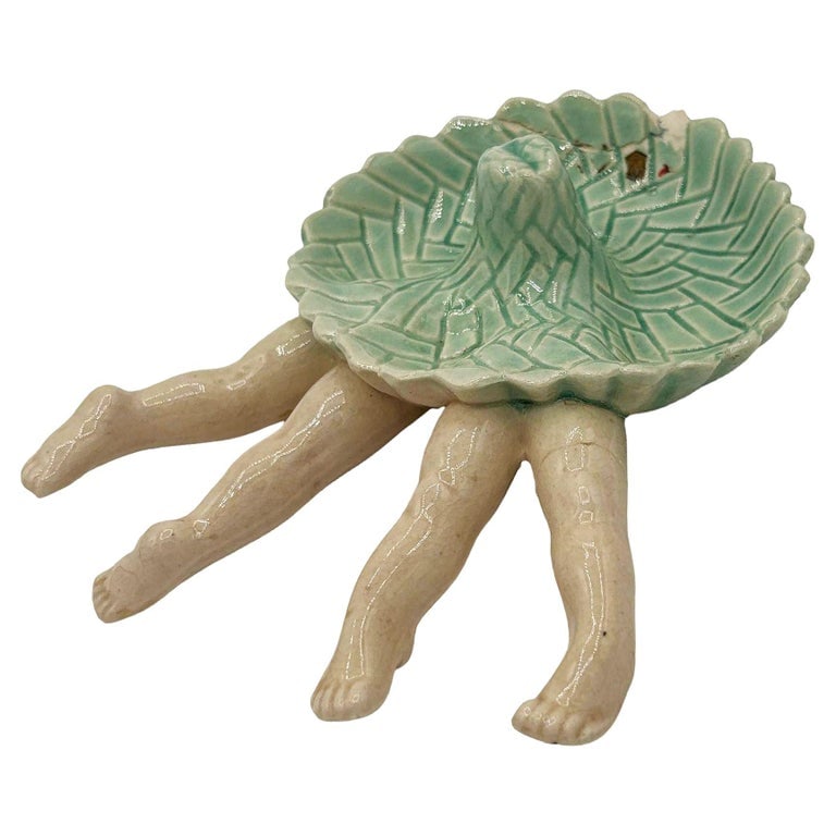 "Strip Tease- Eye Appeal" Beachcomber Ceramic Ashtray by Dorothy Kindell (1 of 6)