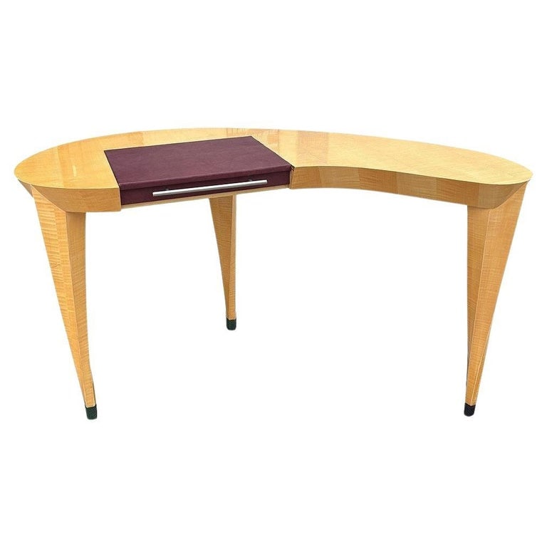 Dakota Jackson "Arabesque" Sculpted Sycamore Wood Writing Desk (1 of 12)