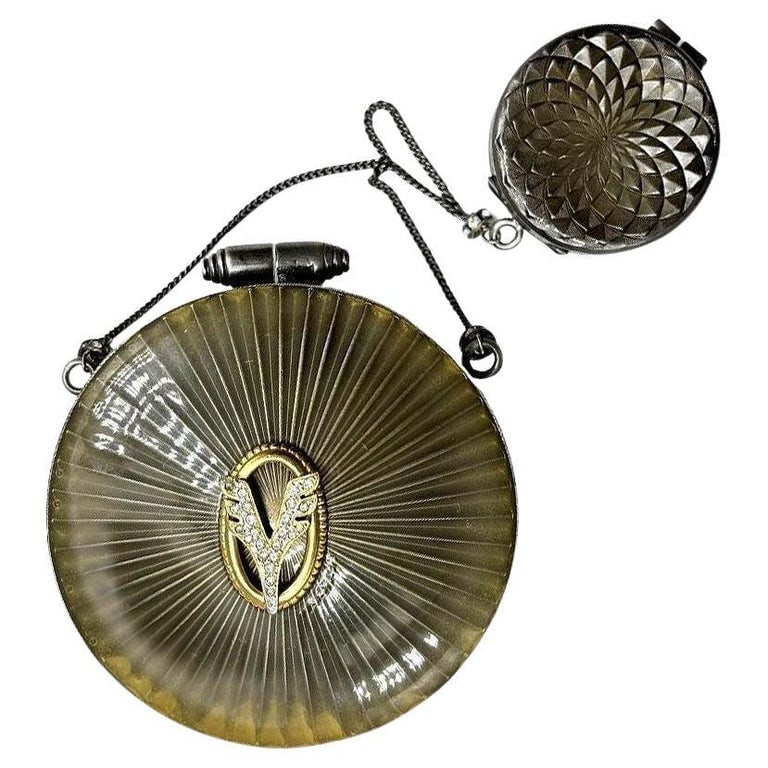 Valentino Enameled Powder & Rouge Makeup Cases w/ Gems (1 of 8)