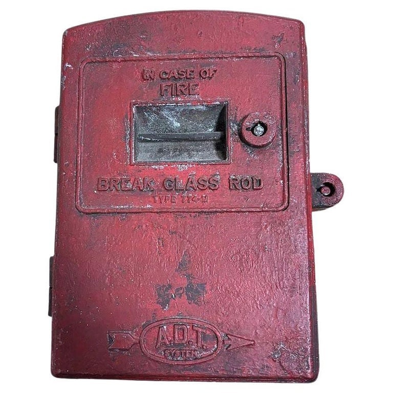 Cast Iron Type 774-M Fire Alarm Call Signal Indicator Box by ADT (1 of 8)