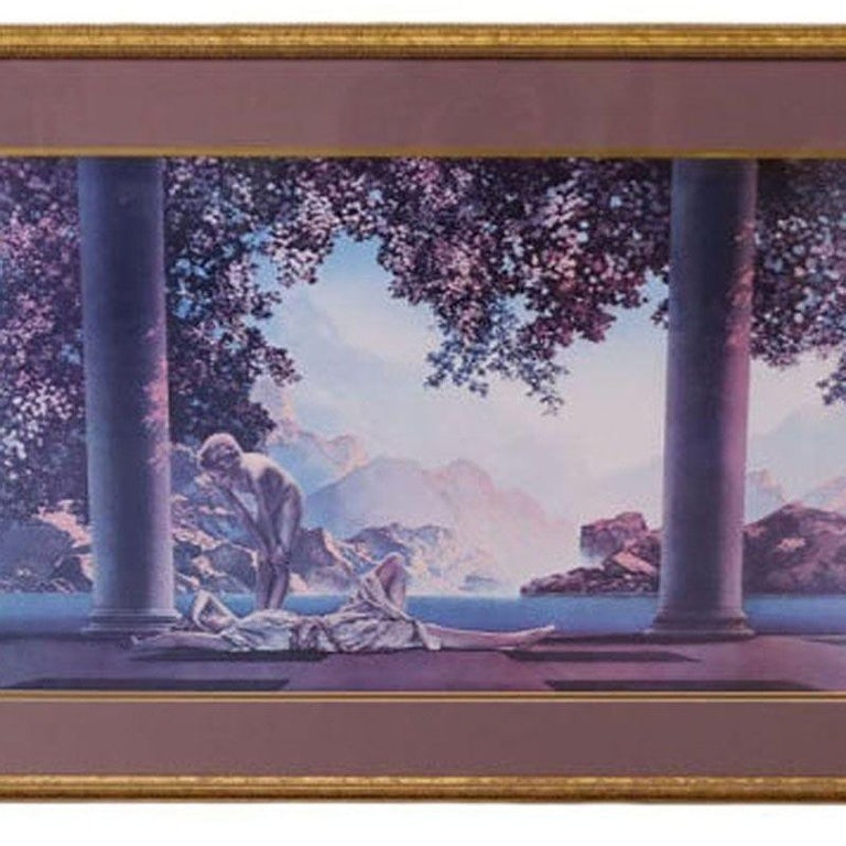 Modern Maxfield Parrish Framed Print "Daybreak" - 2