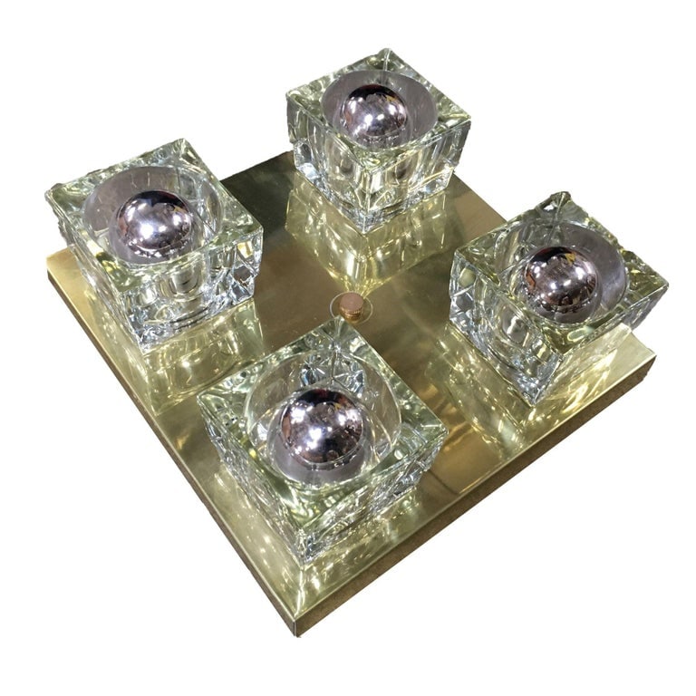 "Ice Cubes" Ceiling Light by Gaetano Sciolari for Lightolier - 2