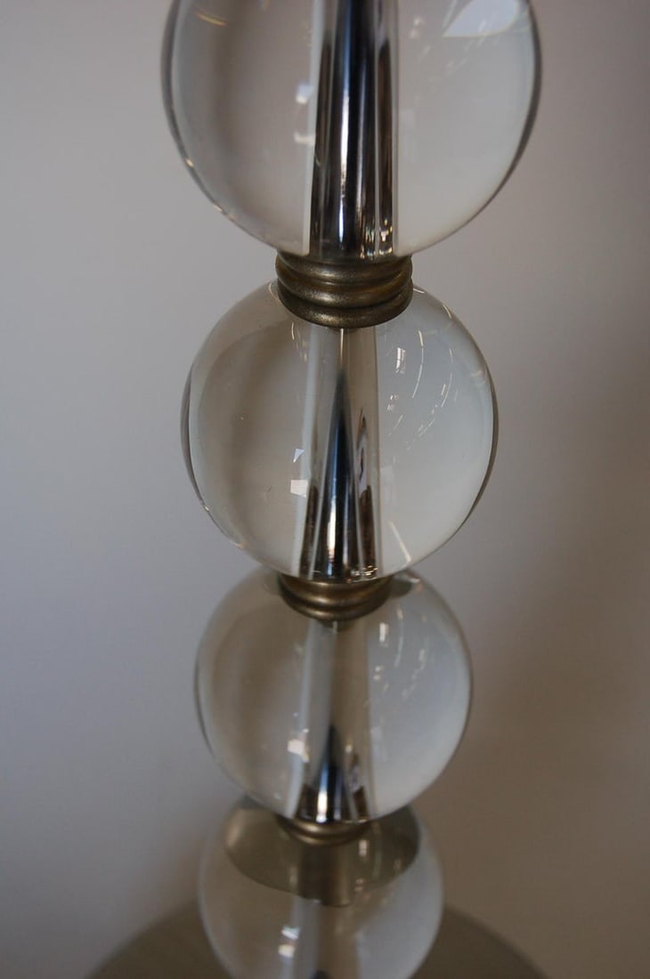Stacked Crystal Five Ball Table Lamp - 2