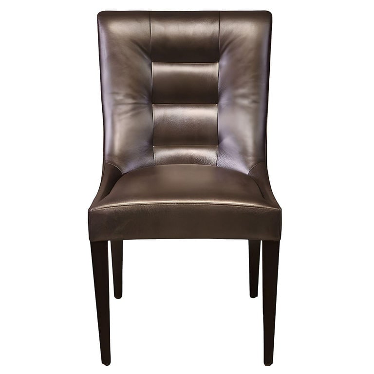Dakota Jackson Pull Up Leather Side Chair - 2