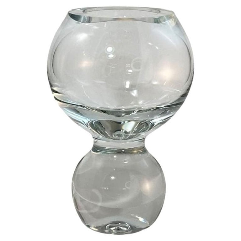 Post-Modern Polish Art Glass Double Bubble Ball Bud Vase by Studio Nova (1 of 5)