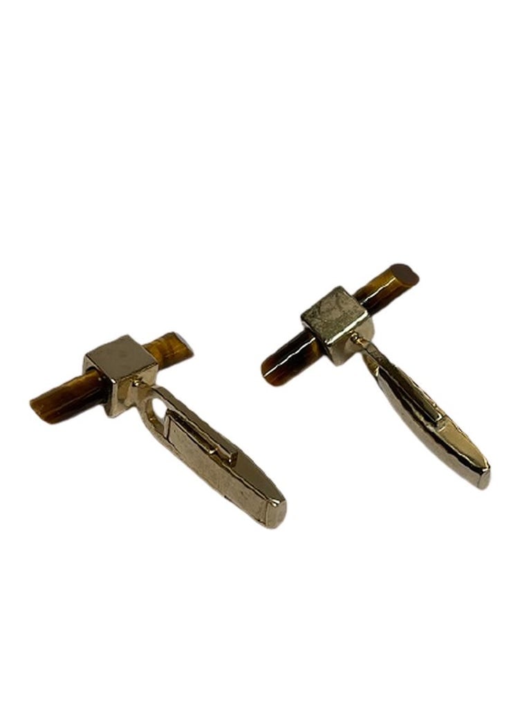 Tiger's Eye Cufflinks - 4
