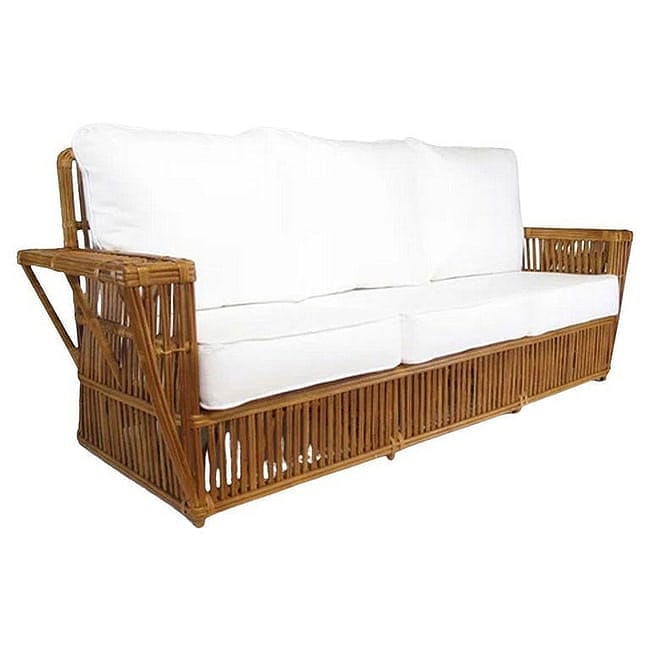 Presidents Stick Reed Rattan Nantucket 3 Seat Sofa (1 of 9)