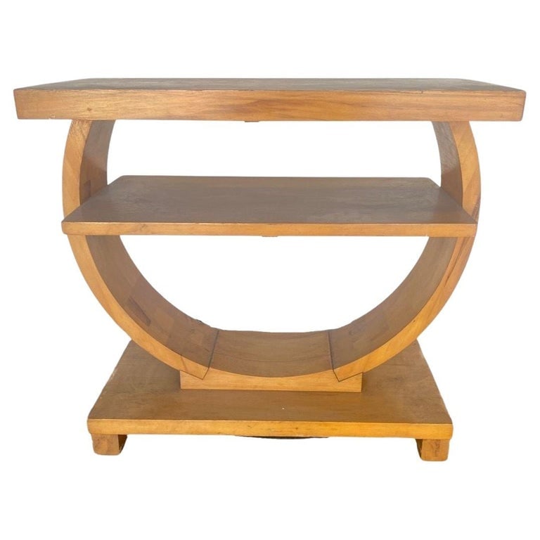 Art Deco Gilbert Rohde for Brown Saltman Geometric Side Table (1 of 11)