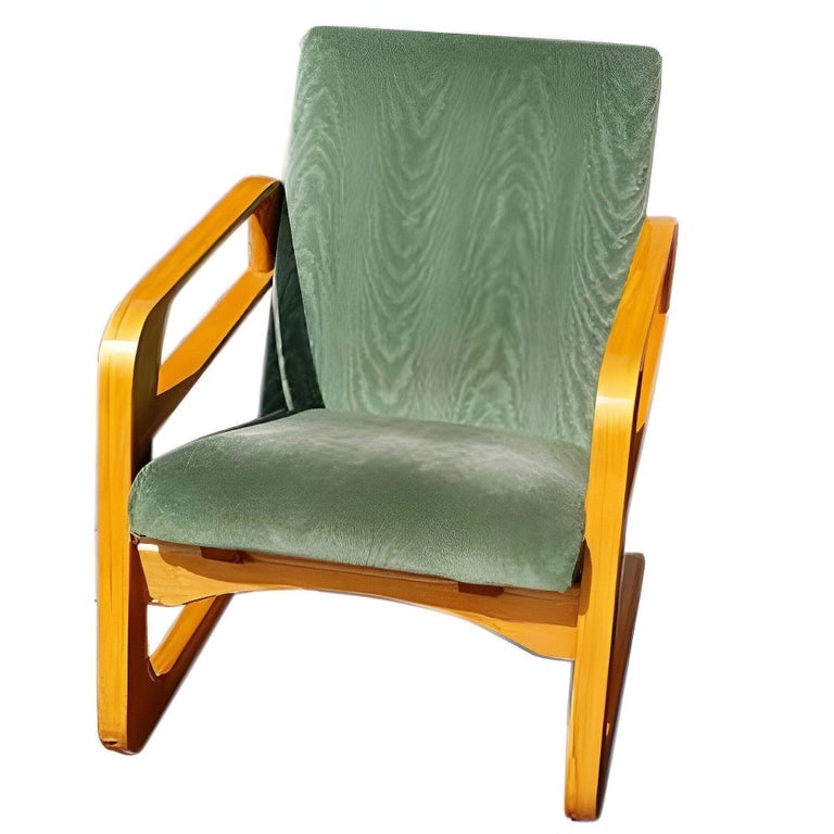 1938 Art Deco "Airline Chair" Lounge by KEM Weber for Walt Disney, 2 Available - 2