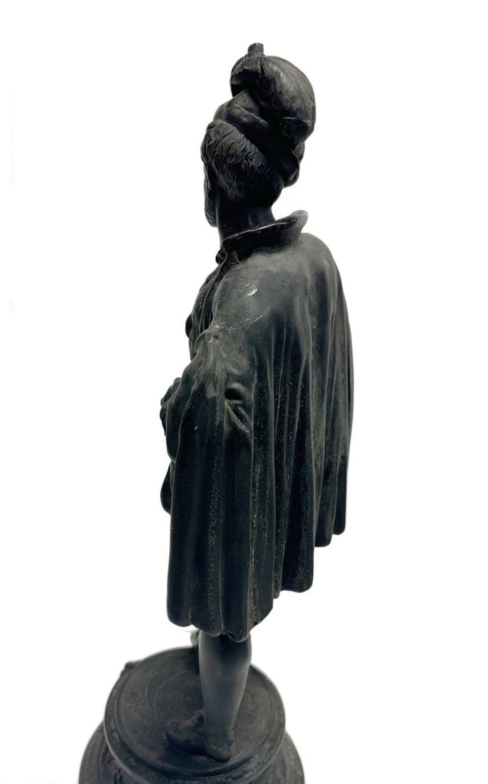 Spelter Cavalier Statue - 4