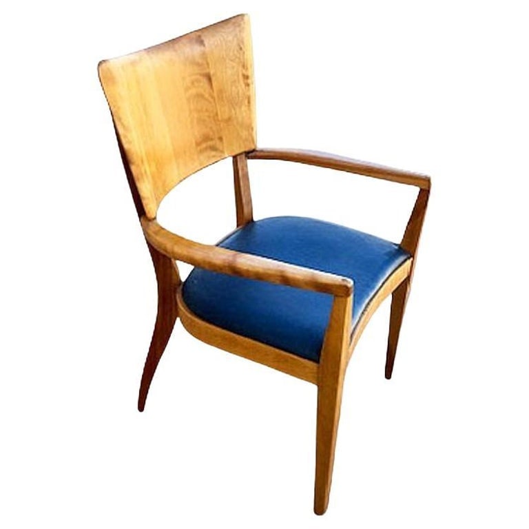 Restored Mid-century "Stingray" Birch Armchair Dining Chair by Heywood Wakefield (1 of 6)