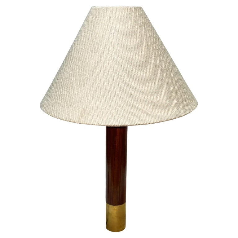 Brass Básica M2 Table Dimmer Lamp by Santiago Roqueta For Santa & Cole w/ Shade (1 of 9)