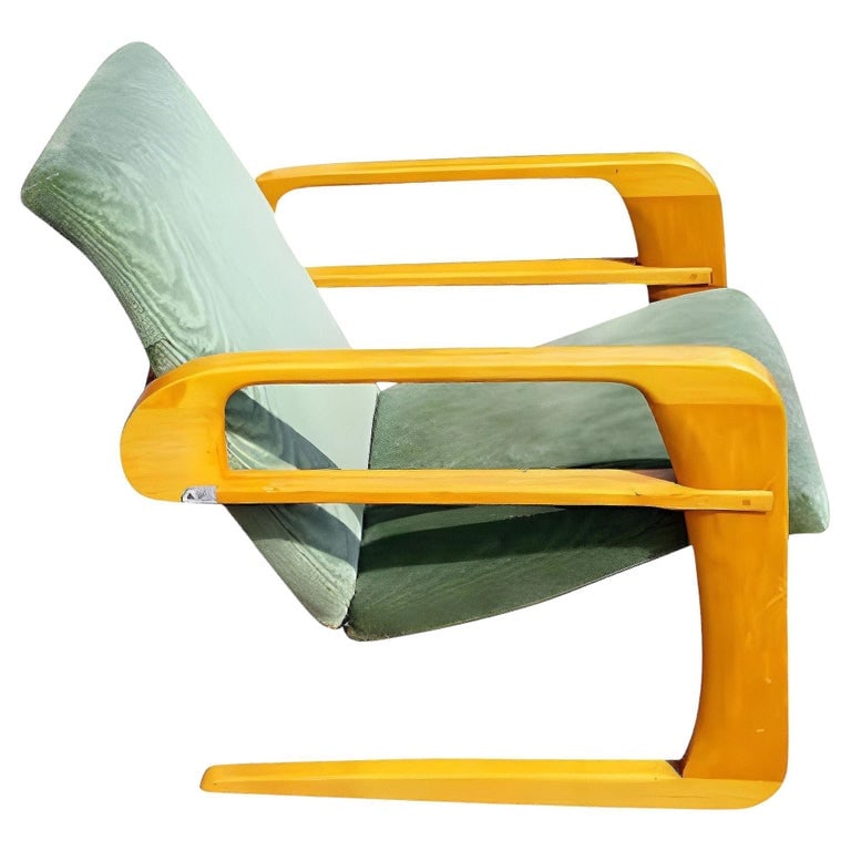 1938 Art Deco "Airline Chair" Lounge by KEM Weber for Walt Disney, 2 Available (1 of 6)