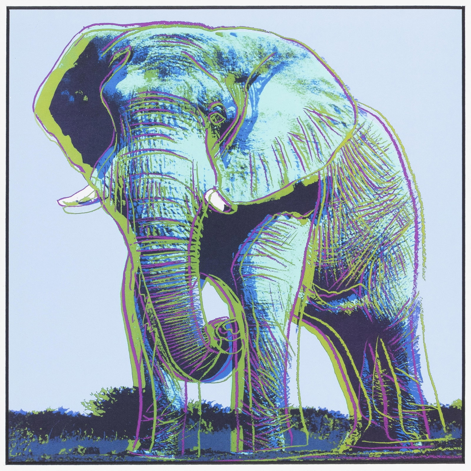 Andy Warhol, 1928-1987, Elephant for Art Basel (1 of 2)