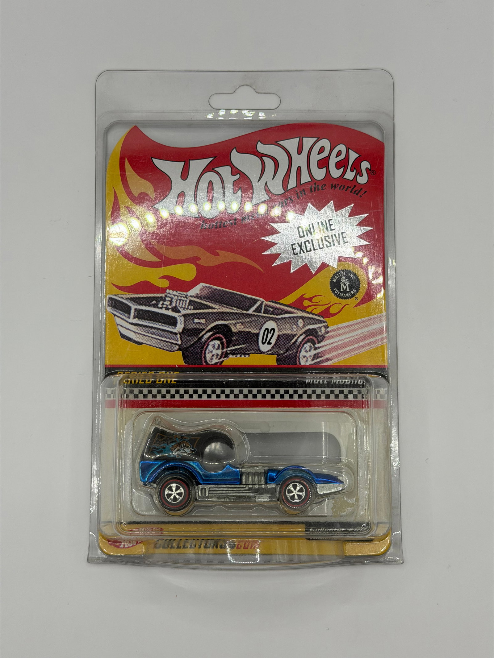 Hot Wheels RLC Online Exclusive Series One Blue Mutt Mobile #7956/10,000: Factory sealed RLC cars coming from the estate of a 25+ year long collector. IN HOUSE SHIPPING IS AVAILABLE. Shipping can be calculated as follows: $10 handling fee ($10 whether 1 won lot or 100 won l