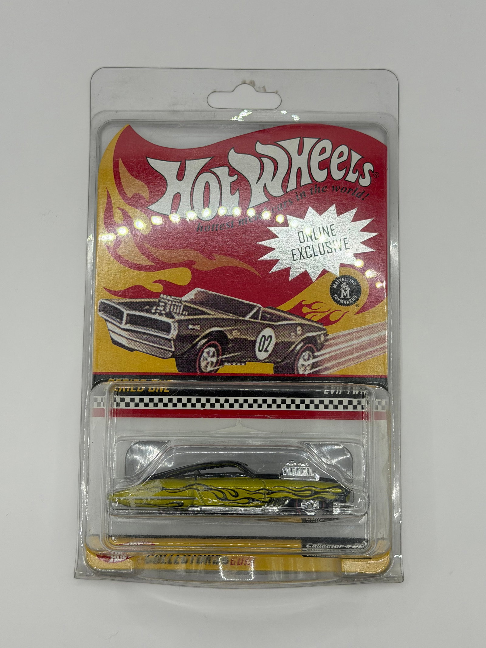 Hot Wheels RLC Online Exclusive Series One Lime Yellow Evil Twin #6190/10,000: Factory sealed RLC cars coming from the estate of a 25+ year long collector. IN HOUSE SHIPPING IS AVAILABLE. Shipping can be calculated as follows: $10 handling fee ($10 whether 1 won lot or 100 won l