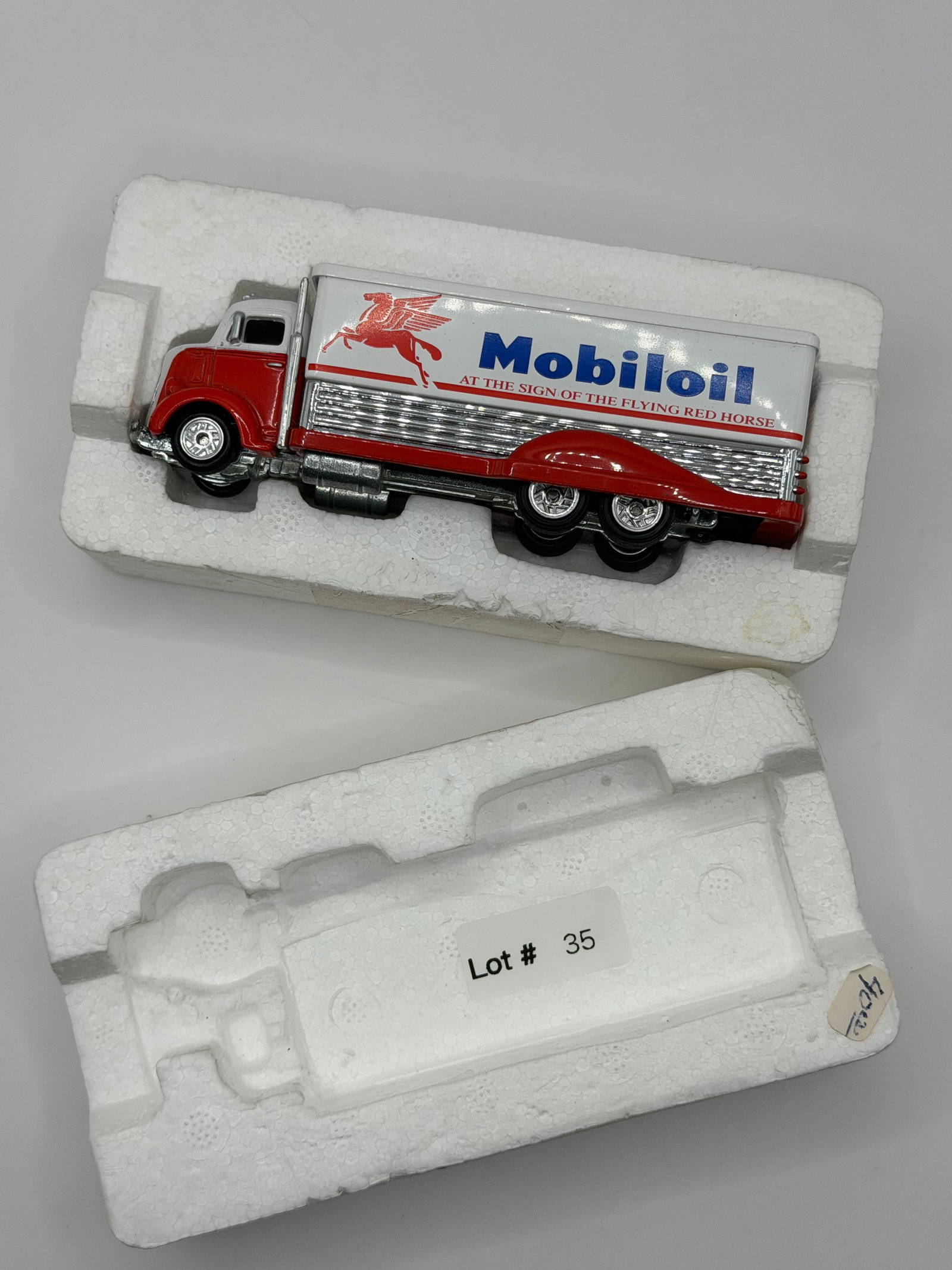 Hot Wheels RLC Exclusive Mobil Oil 38 Ford Truck: Factory sealed RLC cars coming from the estate of a 25+ year long collector. IN HOUSE SHIPPING IS AVAILABLE. Shipping can be calculated as follows: $10 handling fee ($10 whether 1 won lot or 100 won l