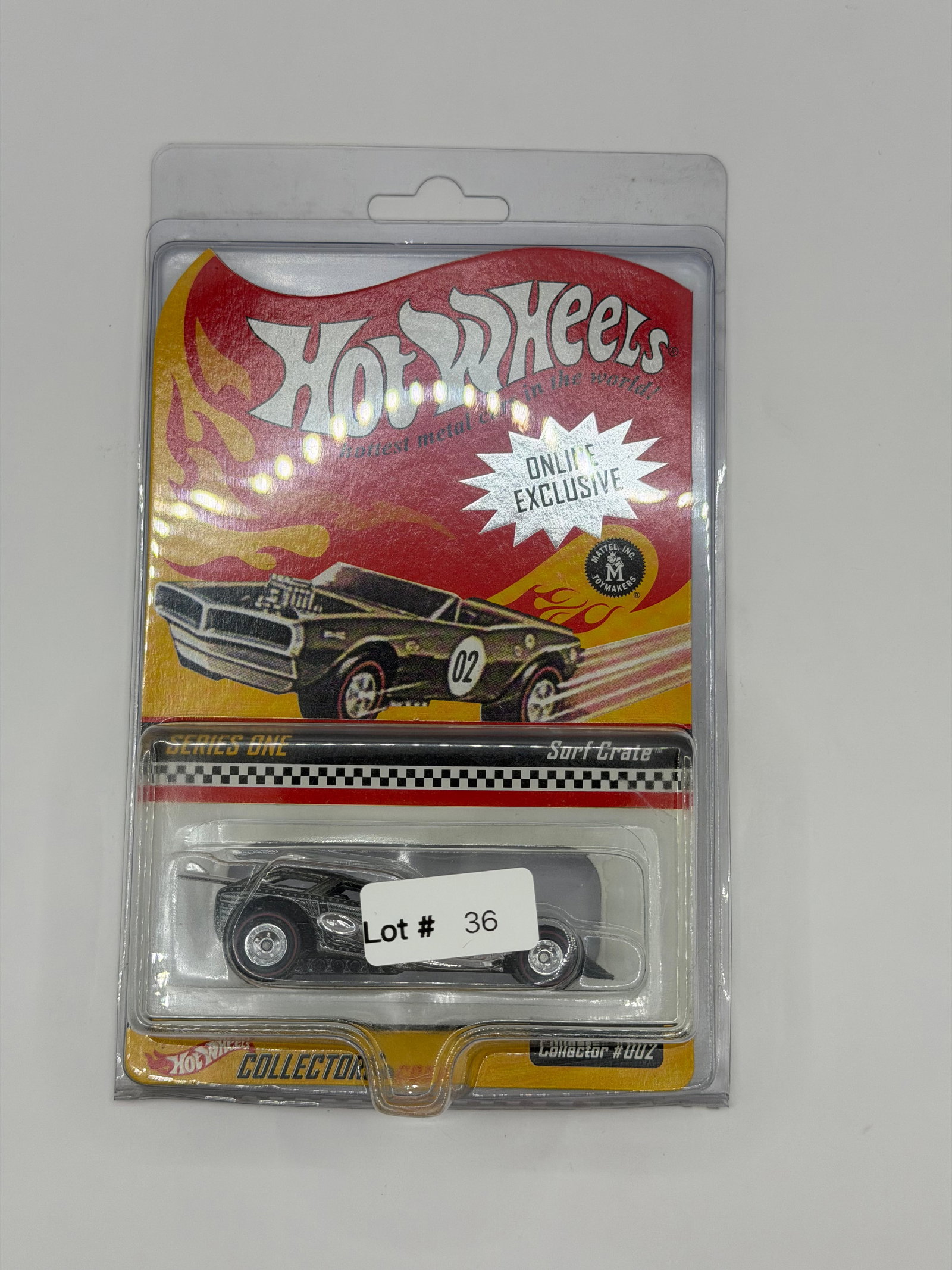Hot Wheels RLC Online Exclusive Series One Surf Crate #696/10,000: Factory sealed RLC cars coming from the estate of a 25+ year long collector. IN HOUSE SHIPPING IS AVAILABLE. Shipping can be calculated as follows: $10 handling fee ($10 whether 1 won lot or 100 won l