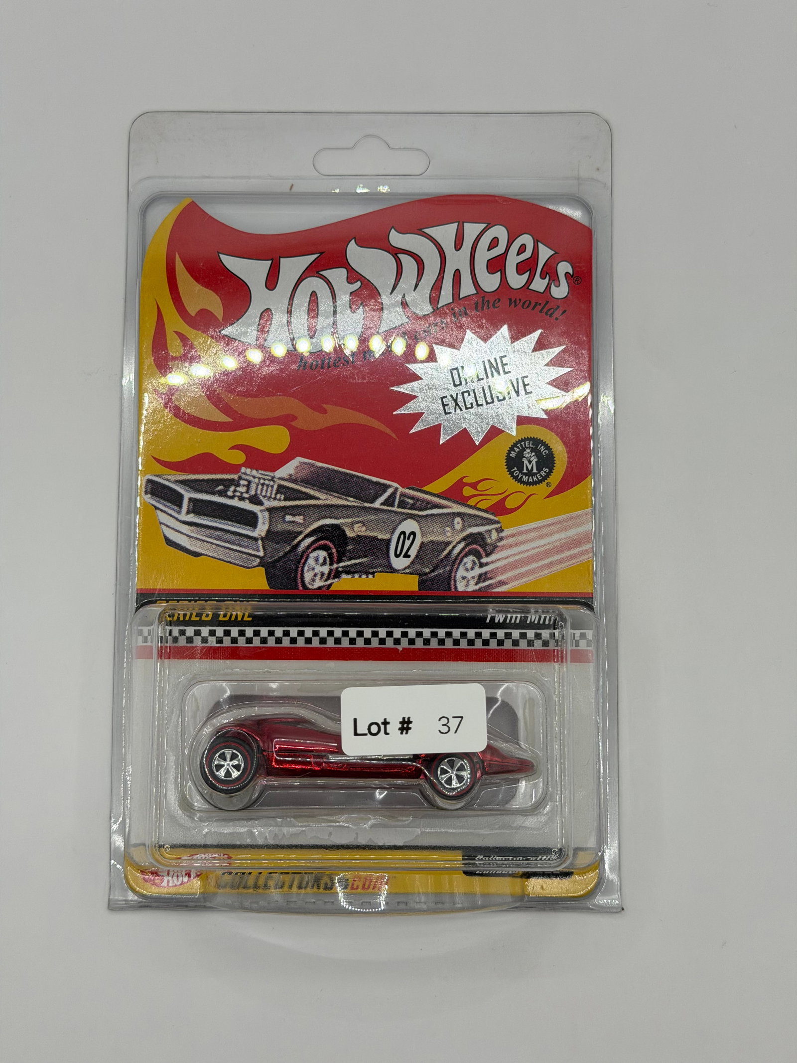 Hot Wheels RLC Online Exclusive Series One Twin Mill Red #4705/10,000: Factory sealed RLC cars coming from the estate of a 25+ year long collector. IN HOUSE SHIPPING IS AVAILABLE. Shipping can be calculated as follows: $10 handling fee ($10 whether 1 won lot or 100 won l