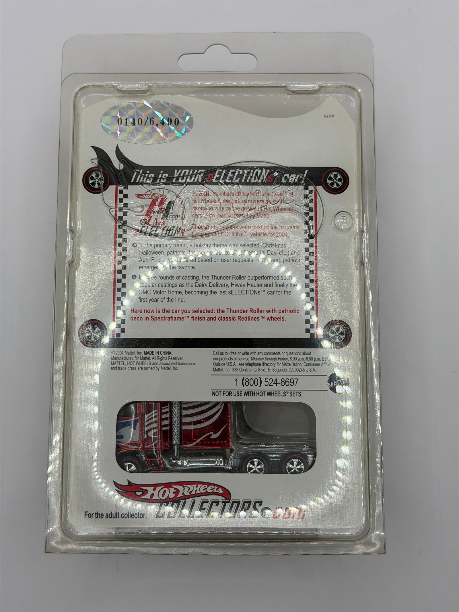 Hot Wheels RLC 2004 Selection Series Thunder Roller #140/6490 - 2
