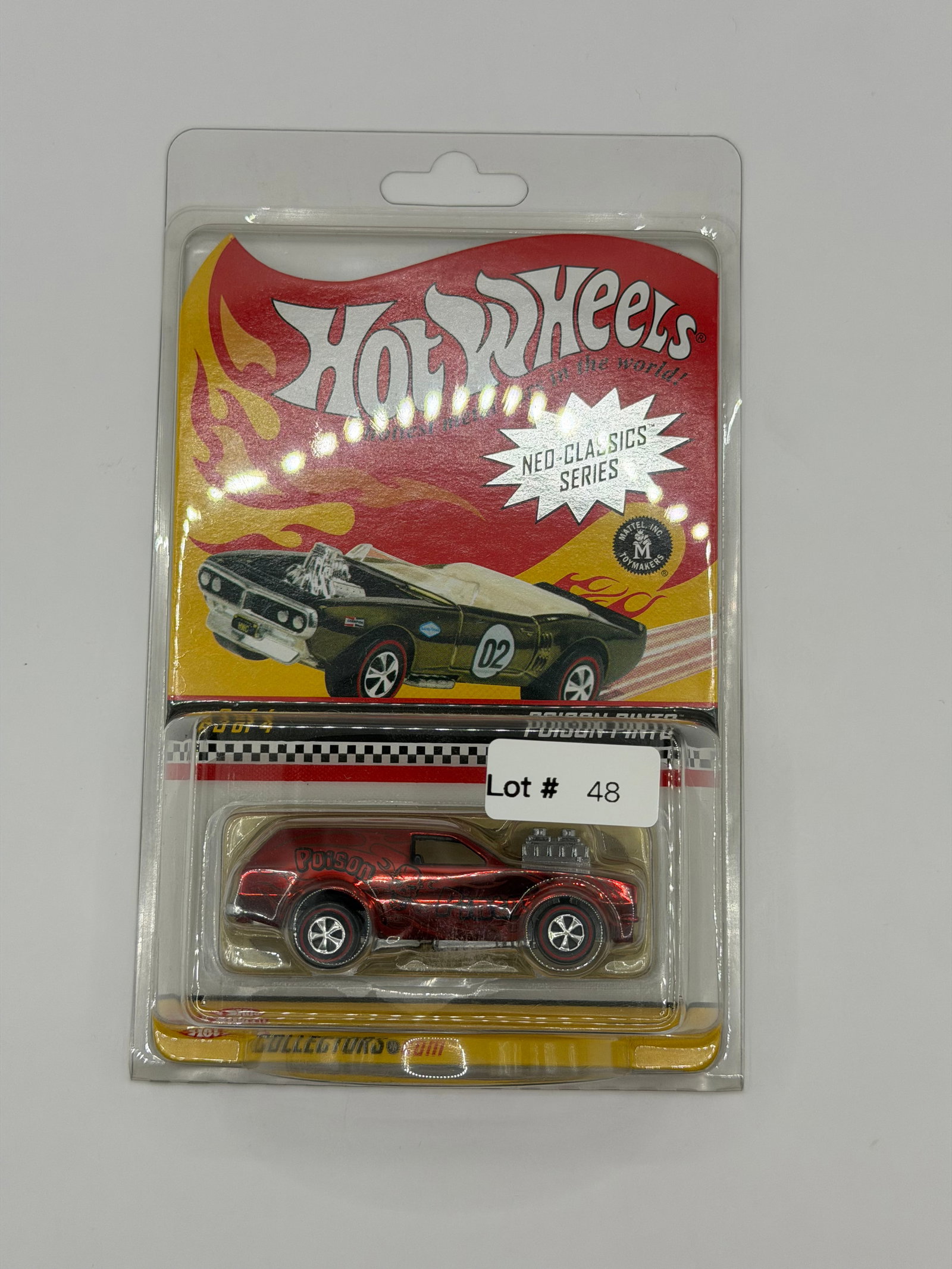 Hot Wheels RLC Neo Classics Poison Pinto #12407/12,500: Factory sealed RLC cars coming from the estate of a 25+ year long collector. IN HOUSE SHIPPING IS AVAILABLE. Shipping can be calculated as follows: $10 handling fee ($10 whether 1 won lot or 100 won l