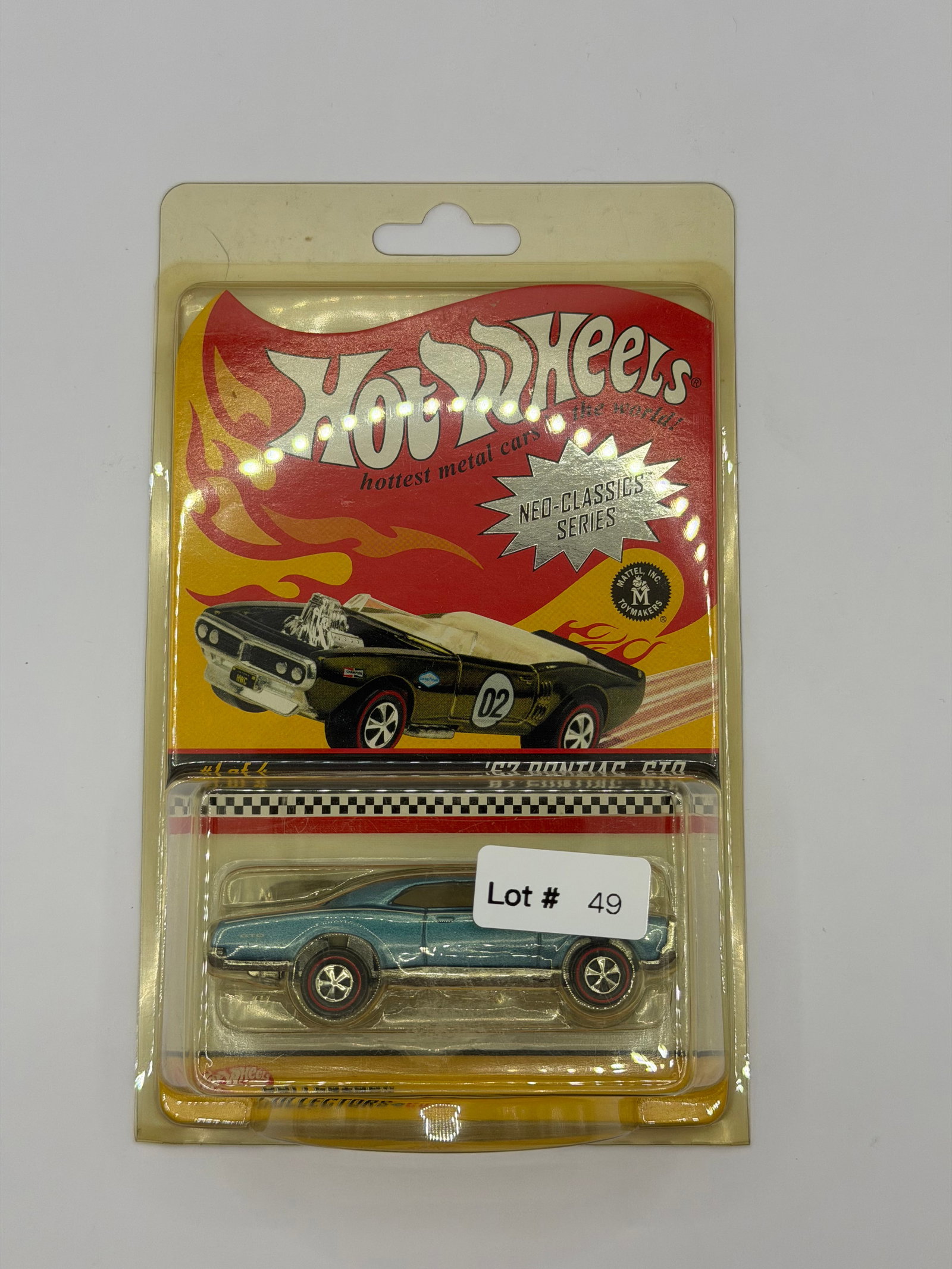 Hot Wheels RLC Neo Classics 63 Pontiac GTO #7611/12,500: Factory sealed RLC cars coming from the estate of a 25+ year long collector. IN HOUSE SHIPPING IS AVAILABLE. Shipping can be calculated as follows: $10 handling fee ($10 whether 1 won lot or 100 won l