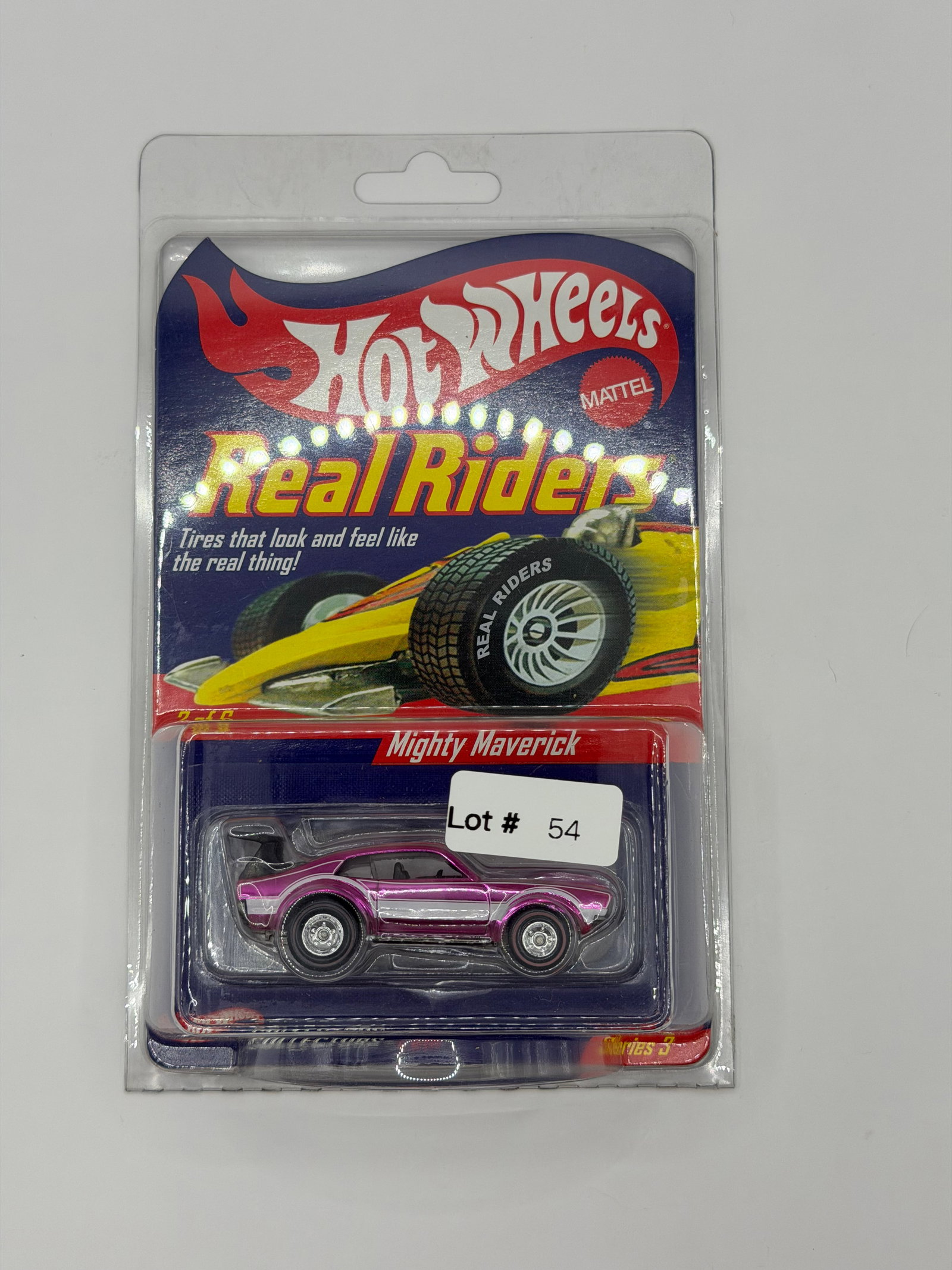Hot Wheels RLC Real Riders Series 3 Mighty Maverick #3212/10,500: Factory sealed RLC cars coming from the estate of a 25+ year long collector. IN HOUSE SHIPPING IS AVAILABLE. Shipping can be calculated as follows: $10 handling fee ($10 whether 1 won lot or 100 won l