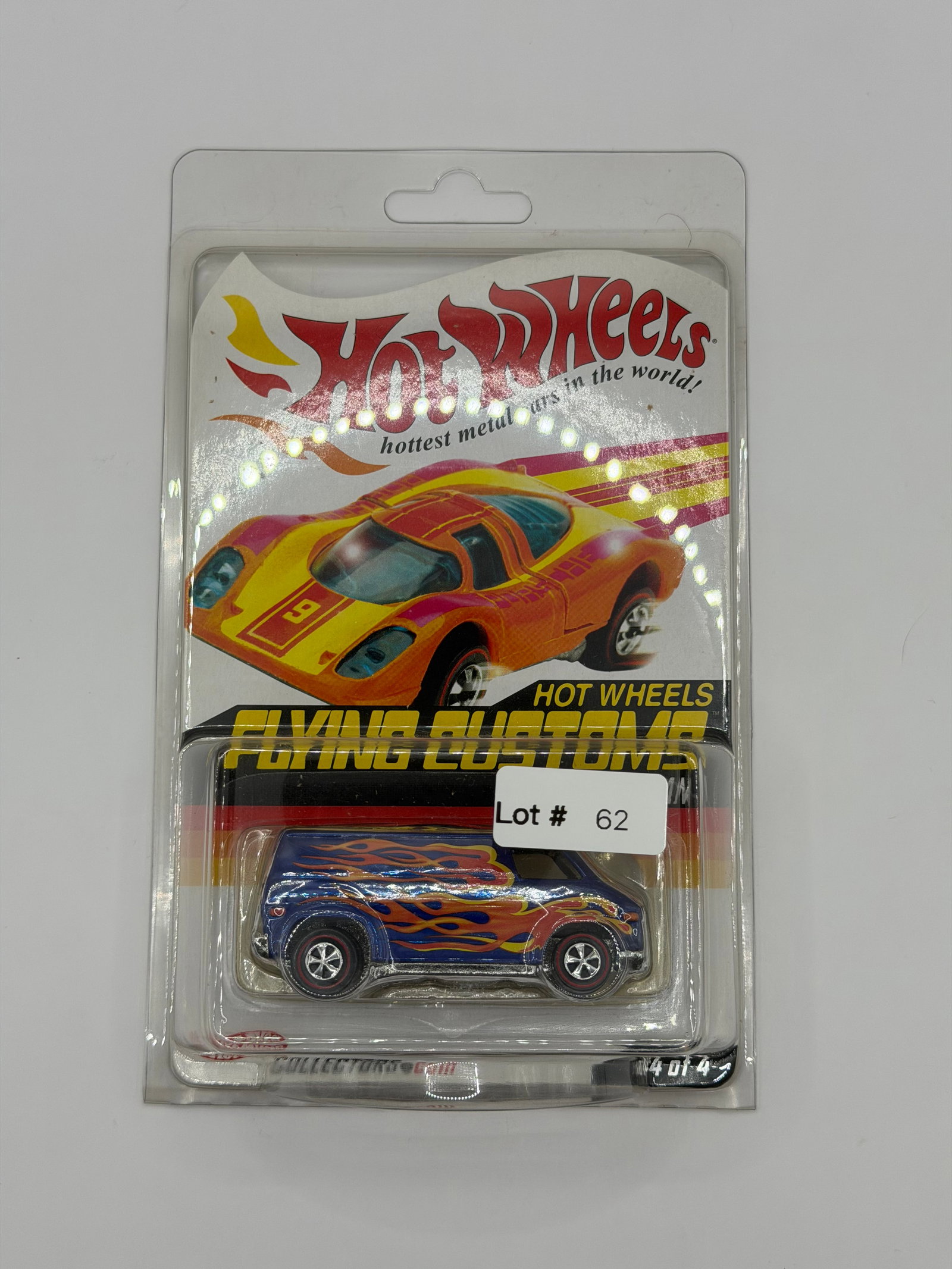 Hot Wheels RLC 2003 Flying Customs 70's Van #9099/12,500: Factory sealed RLC cars coming from the estate of a 25+ year long collector. IN HOUSE SHIPPING IS AVAILABLE. Shipping can be calculated as follows: $10 handling fee ($10 whether 1 won lot or 100 won