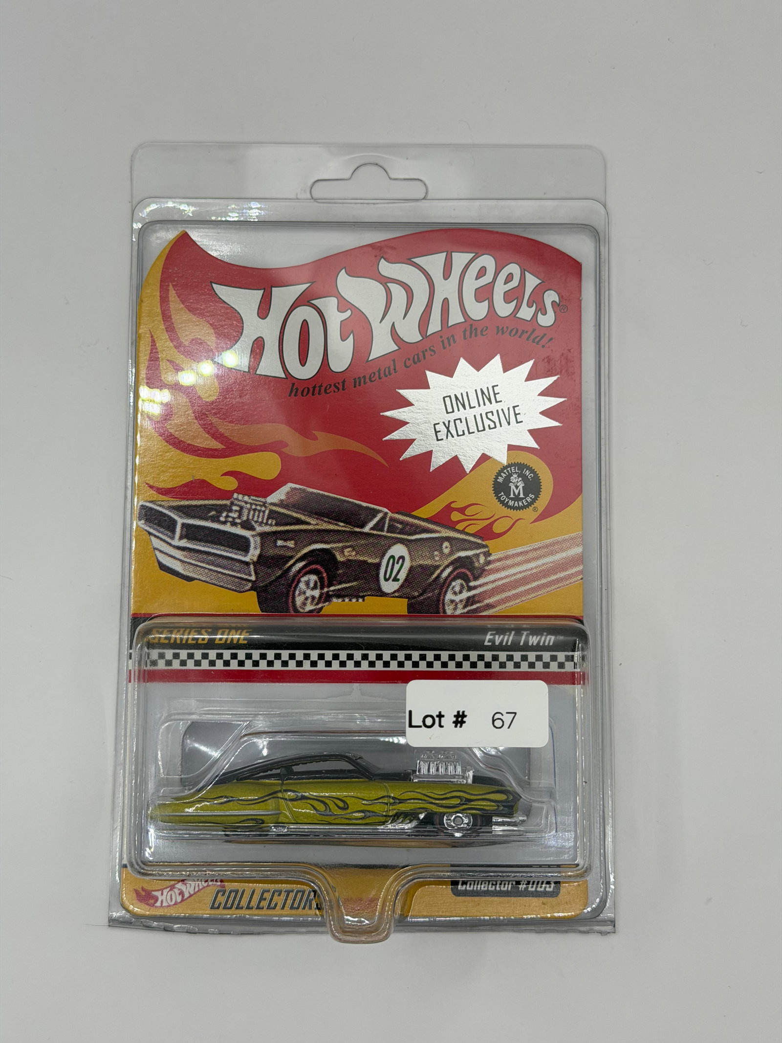 Hot Wheels RLC 2001 Online Exclusive Series One Evil Twin #1714/10,000: Factory sealed RLC cars coming from the estate of a 25+ year long collector. IN HOUSE SHIPPING IS AVAILABLE. Shipping can be calculated as follows: $10 handling fee ($10 whether 1 won lot or 100 won l