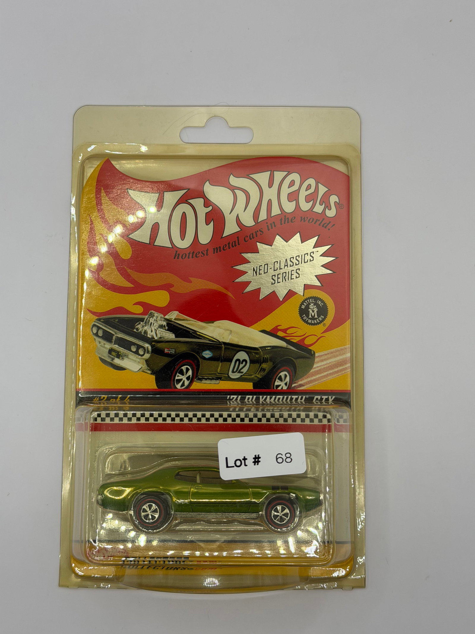 Hot Wheels RLC Neo Classics Series 71 Plymouth GTX #12,039/12,500: Factory sealed RLC cars coming from the estate of a 25+ year long collector. IN HOUSE SHIPPING IS AVAILABLE. Shipping can be calculated as follows: $10 handling fee ($10 whether 1 won lot or 100 won l