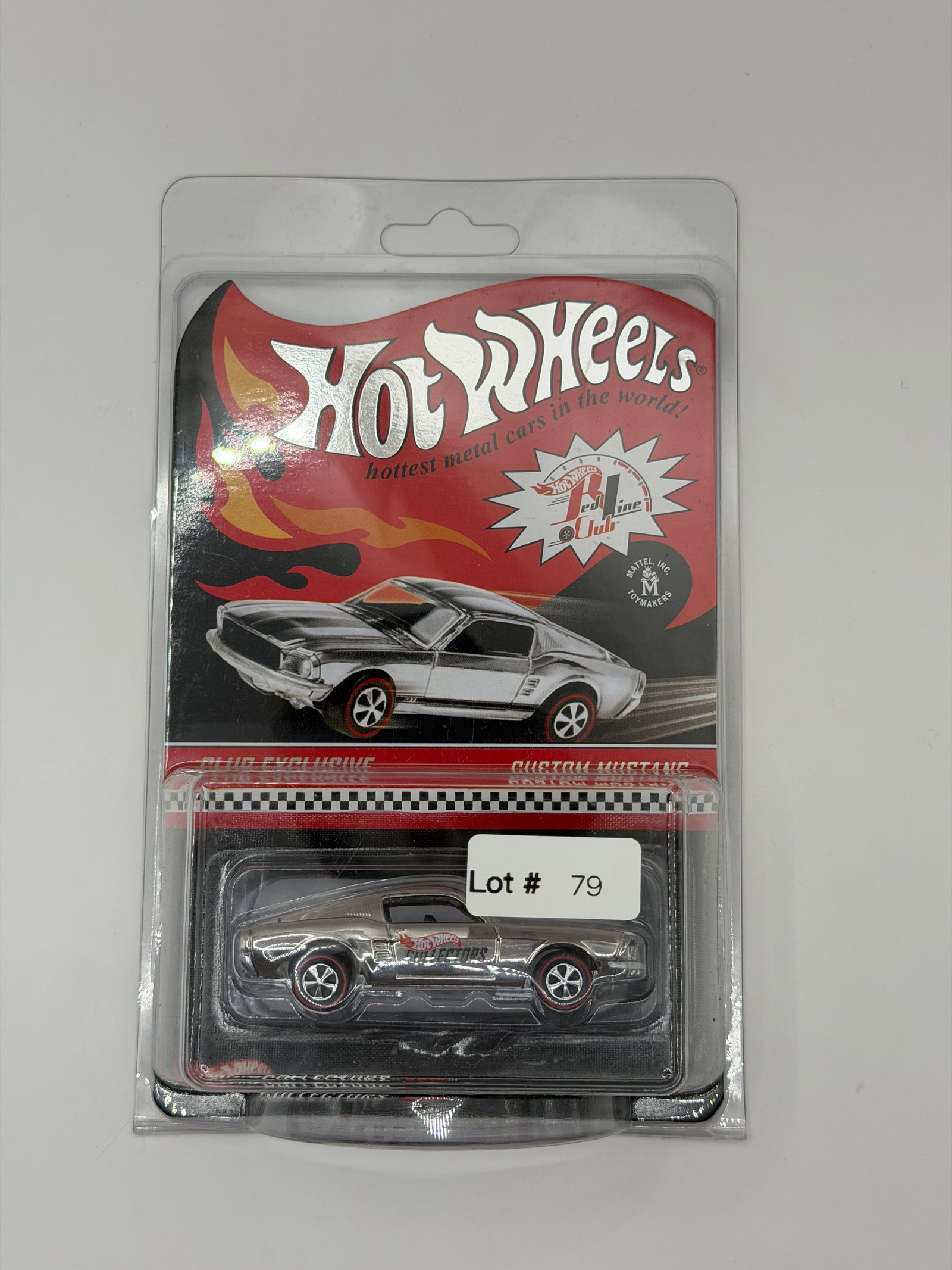 Hot Wheels RLC Club Exclusive Custom Mustang #1245/7000: Factory sealed RLC cars coming from the estate of a 25+ year long collector. IN HOUSE SHIPPING IS AVAILABLE. Shipping can be calculated as follows: $10 handling fee ($10 whether 1 won lot or 100 won l