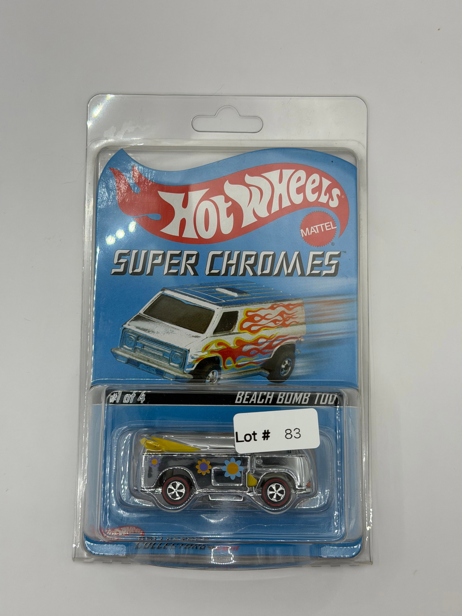 Hot Wheels RLC Super Chromes Beach Bomb Too #10,450/12,500: Factory sealed RLC cars coming from the estate of a 25+ year long collector. IN HOUSE SHIPPING IS AVAILABLE. Shipping can be calculated as follows: $10 handling fee ($10 whether 1 won lot or 100 won l